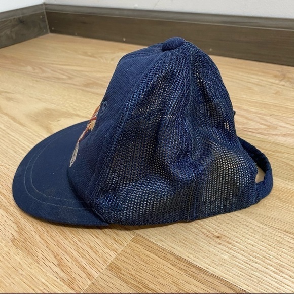 Vintage Dallas Cowboys Mesh Back Hat Kids NFL 90s Football Blue - Picture 3 of 6